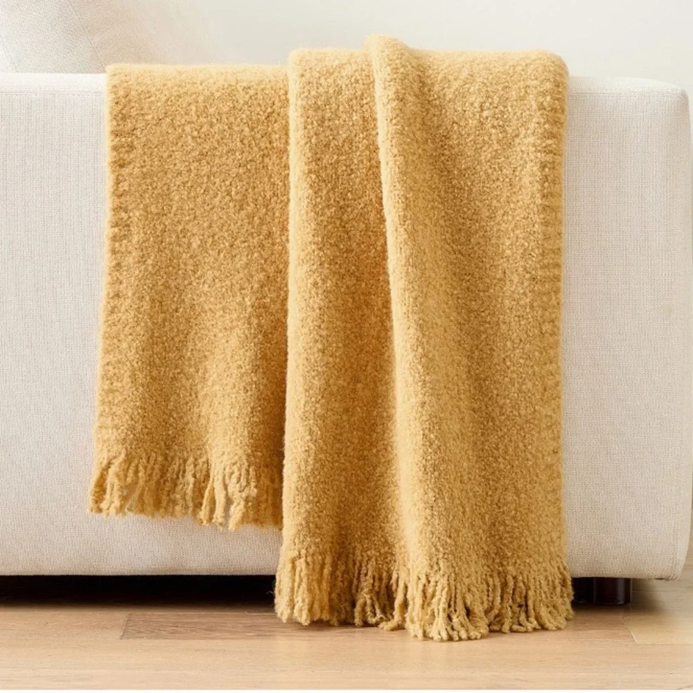 New: Pottery Barn 80 x 55 Acrylic Throw Blanket